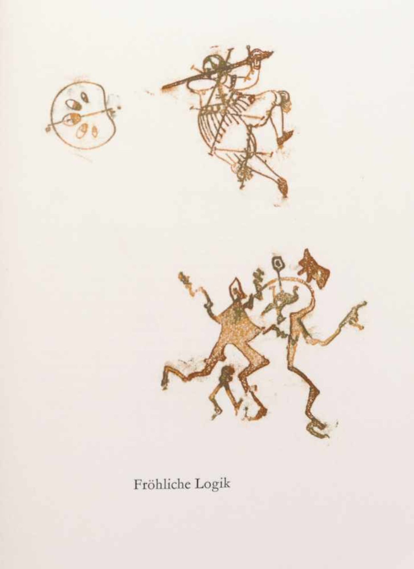 Max Ernst "Zu: Lewis Carrolls Wunderhorn". 1970. Farblithografien auf "Vélin d'Arches"- Bütten. - Bild 4 aus 13