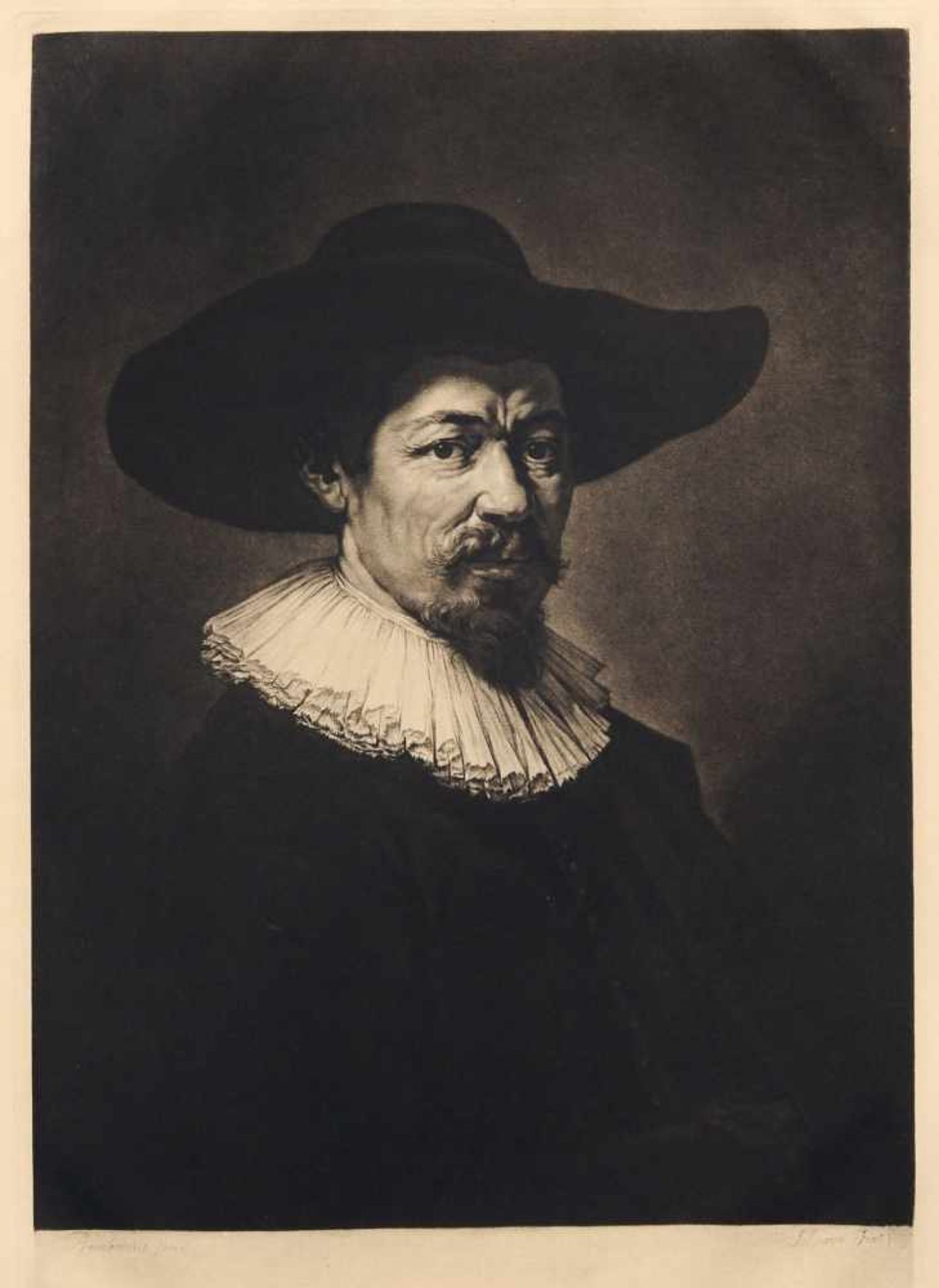 Rembrandt Harmenszoon van Rijn, Fünf Reichsdrucke und Amslerdrucke "Hermann Doomer,