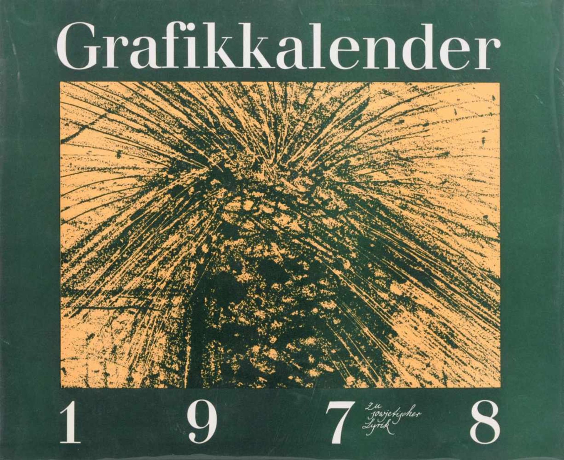 Verschiedene Künstler "Grafikkalender 1978 zu sowjetischer Lyrik". 1978. Verschiedene