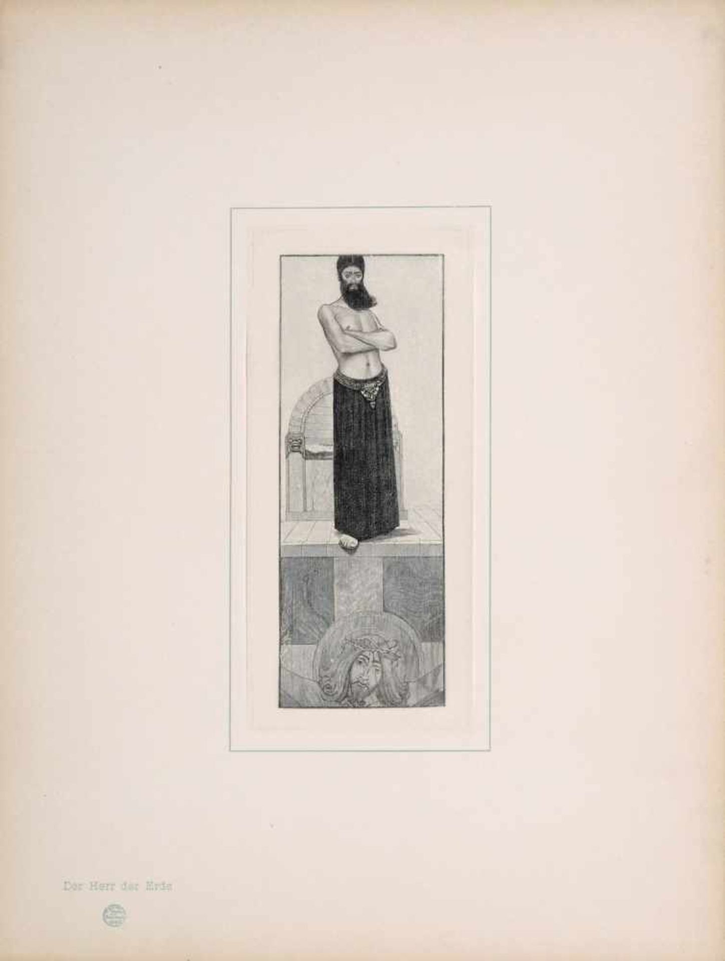 Sascha Schneider "Meisterwerke der Holzschneidekunst". 1896-1900. Holzstiche auf China. Mappe mit - Bild 12 aus 27