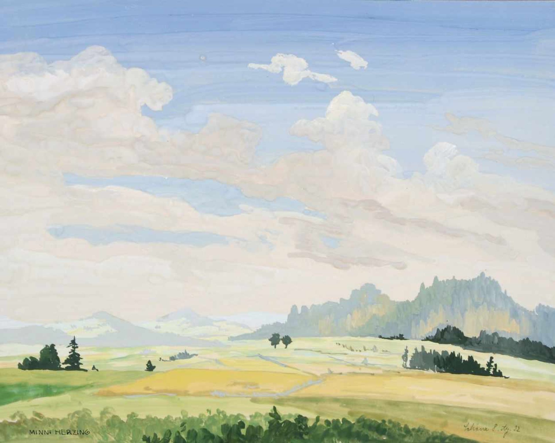 Minni (Hermine) Herzing "Schmilka" / "Schöna" / "Sächsische Schweiz" / "Hochwald". 1931/1932.