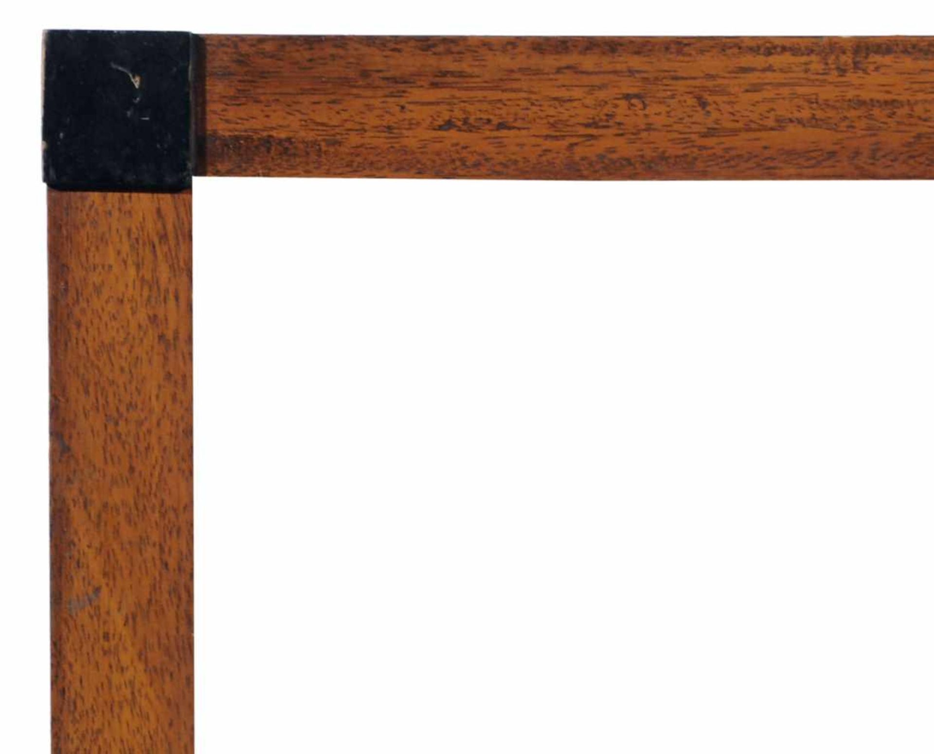 Biedermeier-Grafikleiste. Wohl 19. Jh. Holz, lackpoliert und partiell ebonisiert. Flache - Bild 2 aus 3