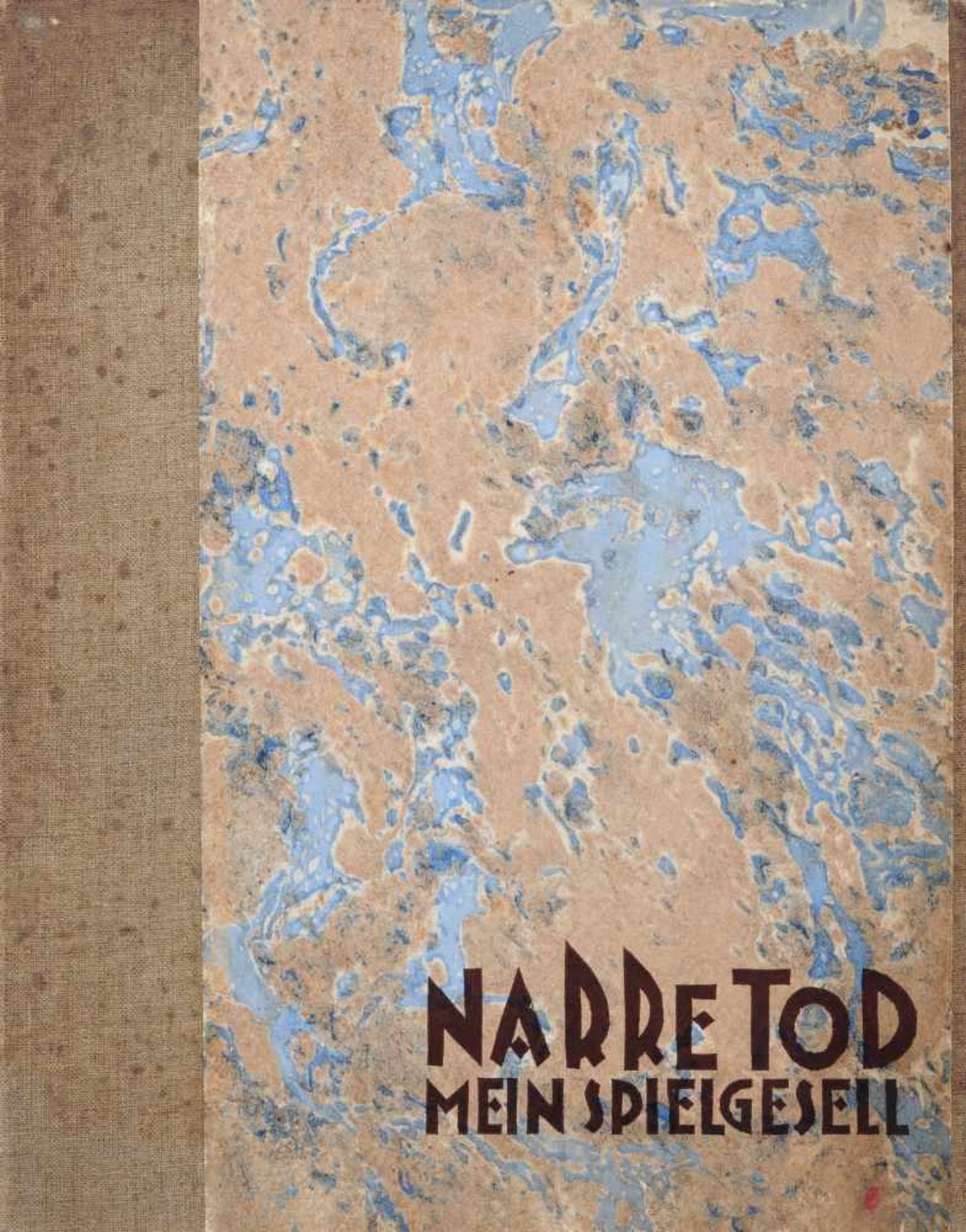 Franz Fiedler "Narre Tod, mein Spielgesell". 1921. Mappe mit neun Bromsilbergelatineabzügen und