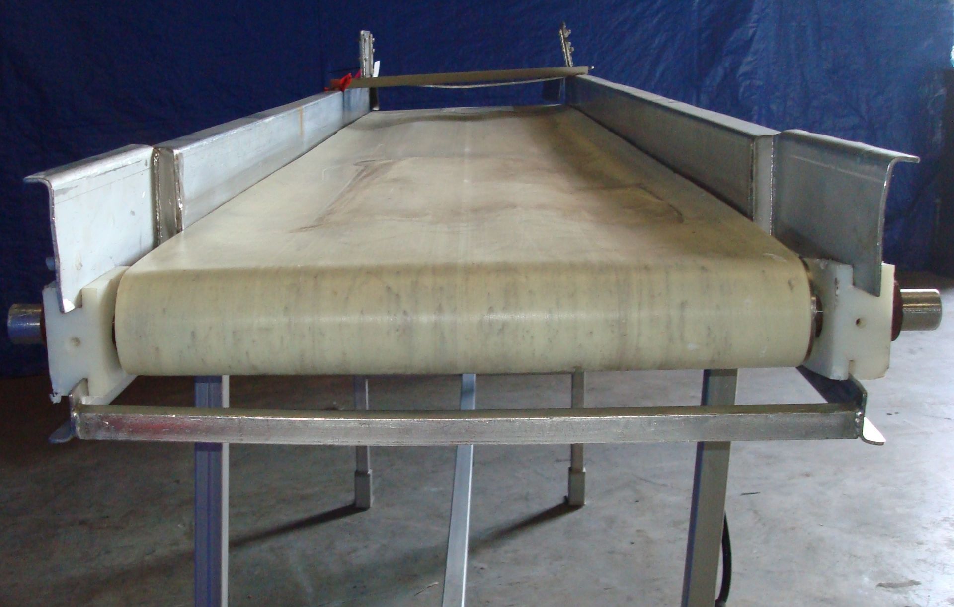 24" wide x 113" long stainless steel belt conveyor - Image 2 of 2