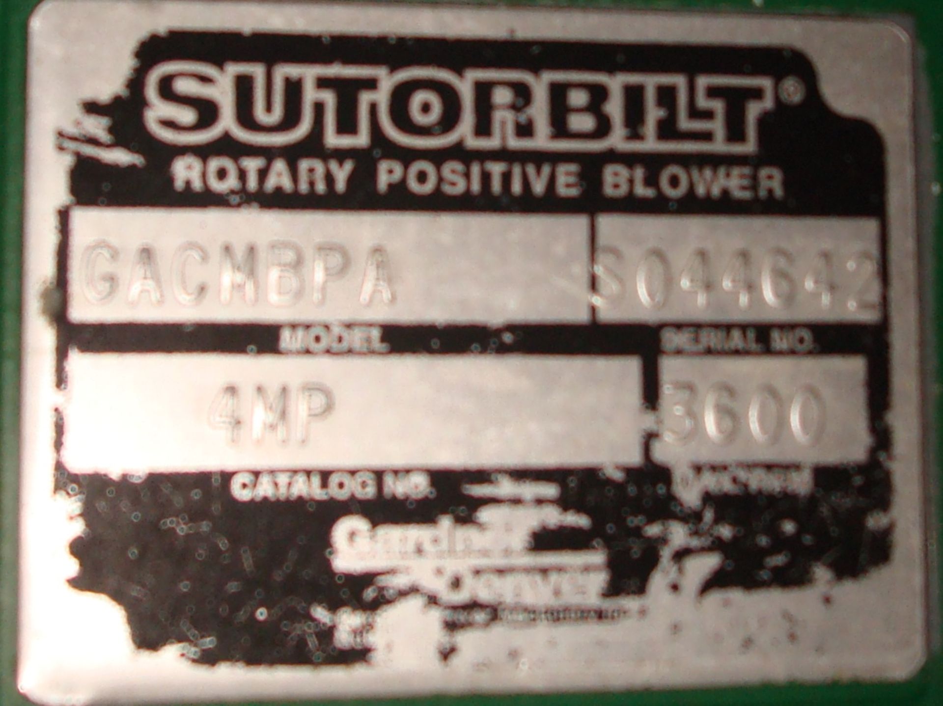 Sutorbilt blower - Image 7 of 7