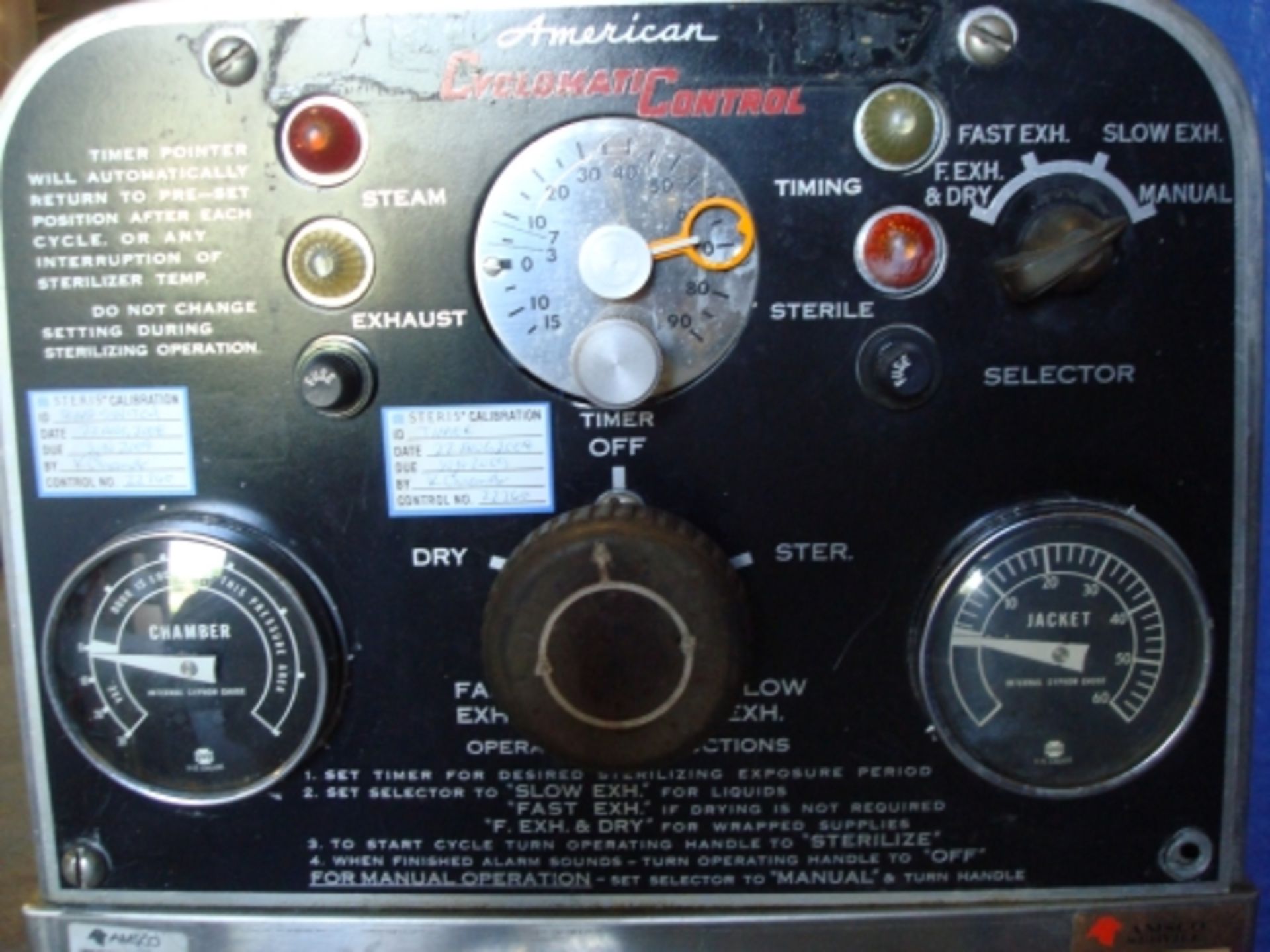 American Sterilizer model LS-1624 jacketed autoclave - Image 9 of 10