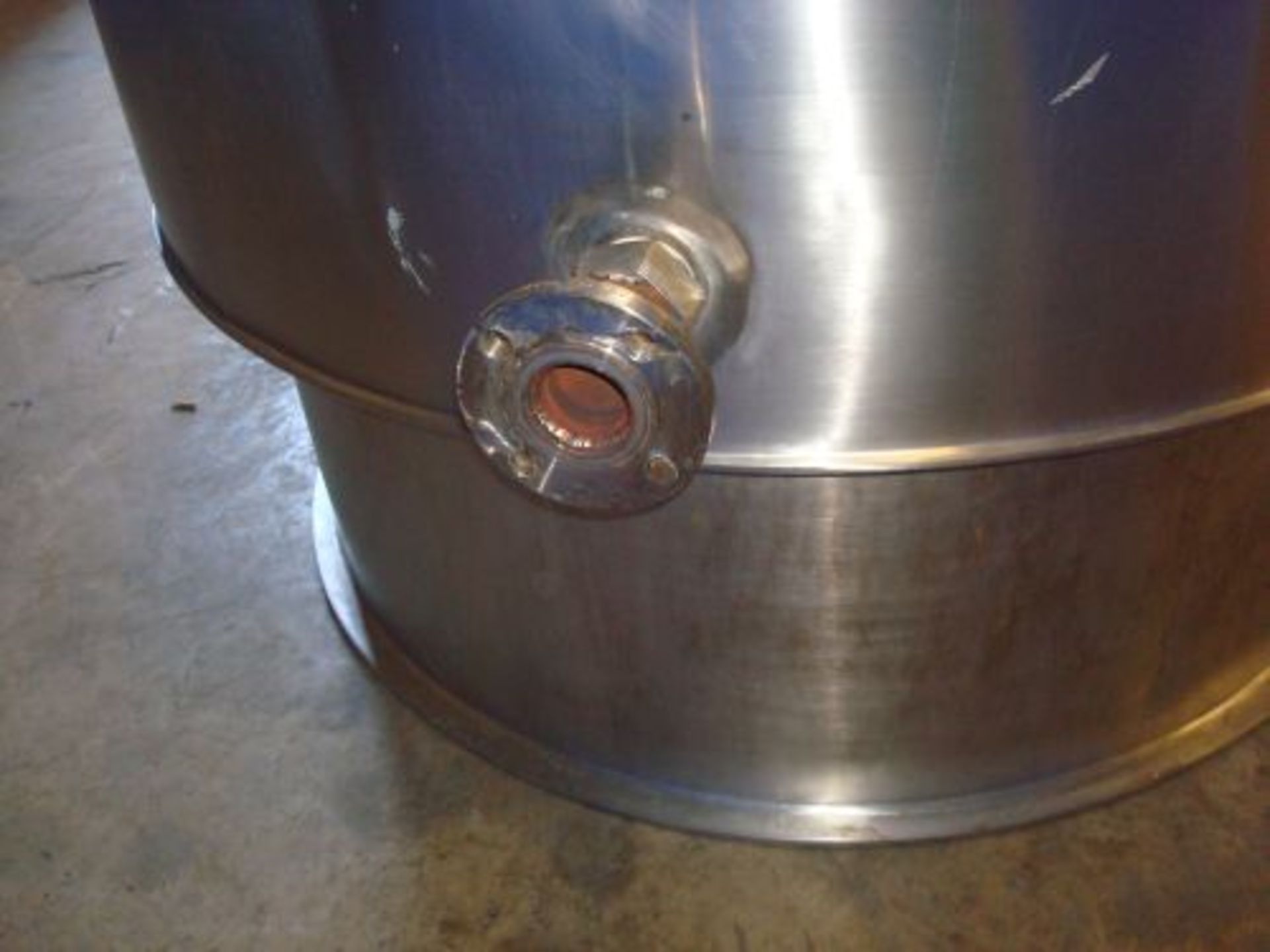450 gallon J. C. Pardo stainless steel steam jacketed kettle - Bild 4 aus 8