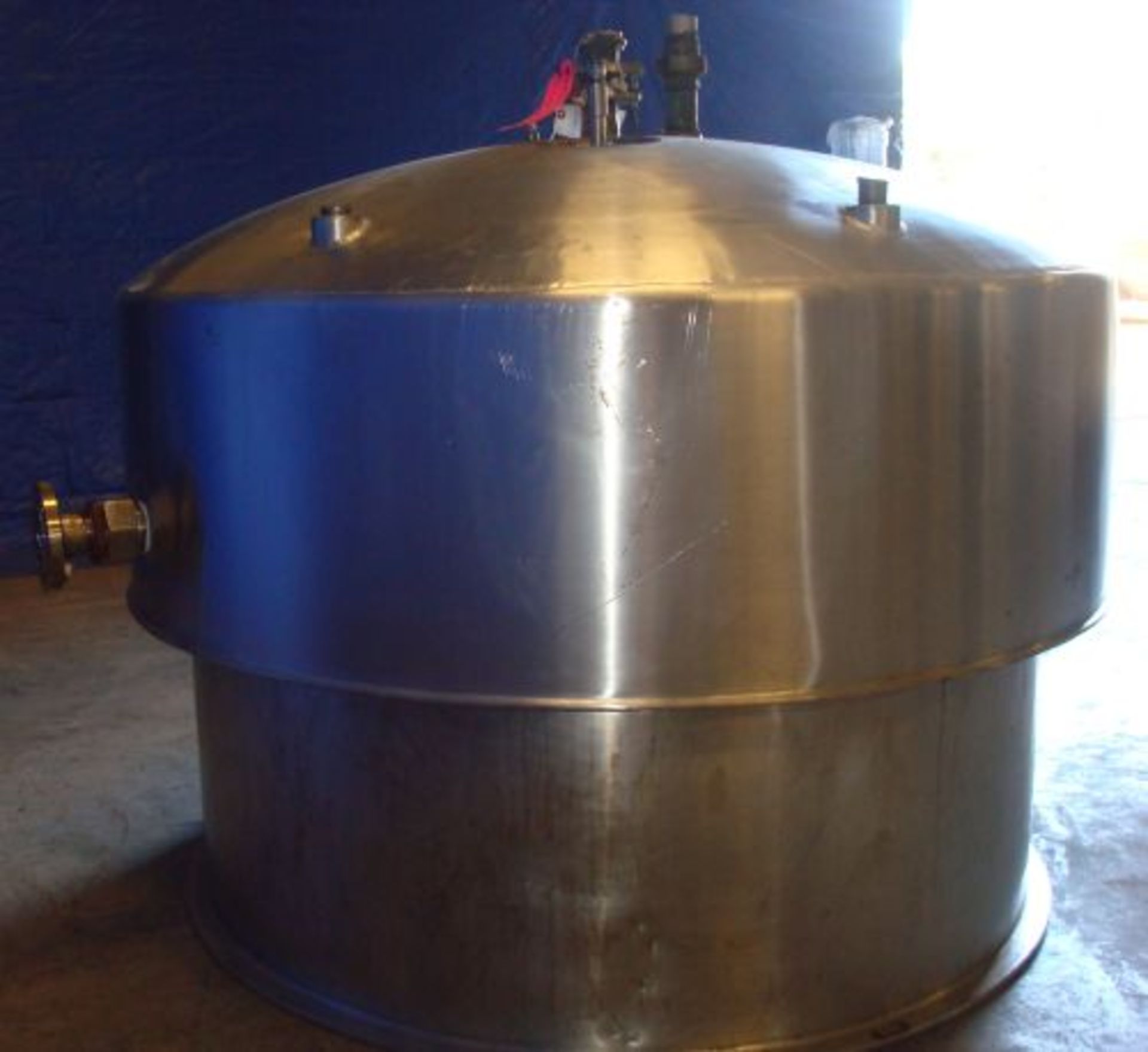 450 gallon J. C. Pardo stainless steel steam jacketed kettle - Bild 3 aus 8