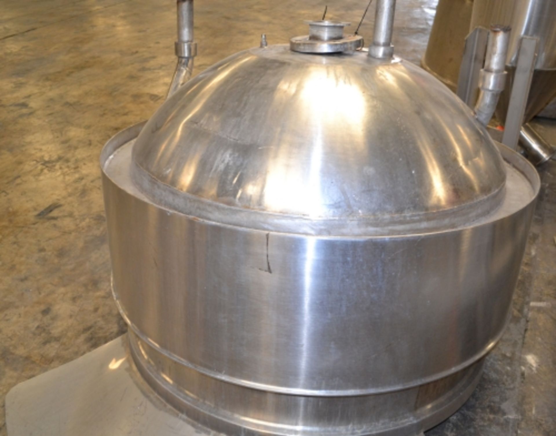 140 gallon J.C. Pardo stainless steel kettle - Bild 3 aus 4