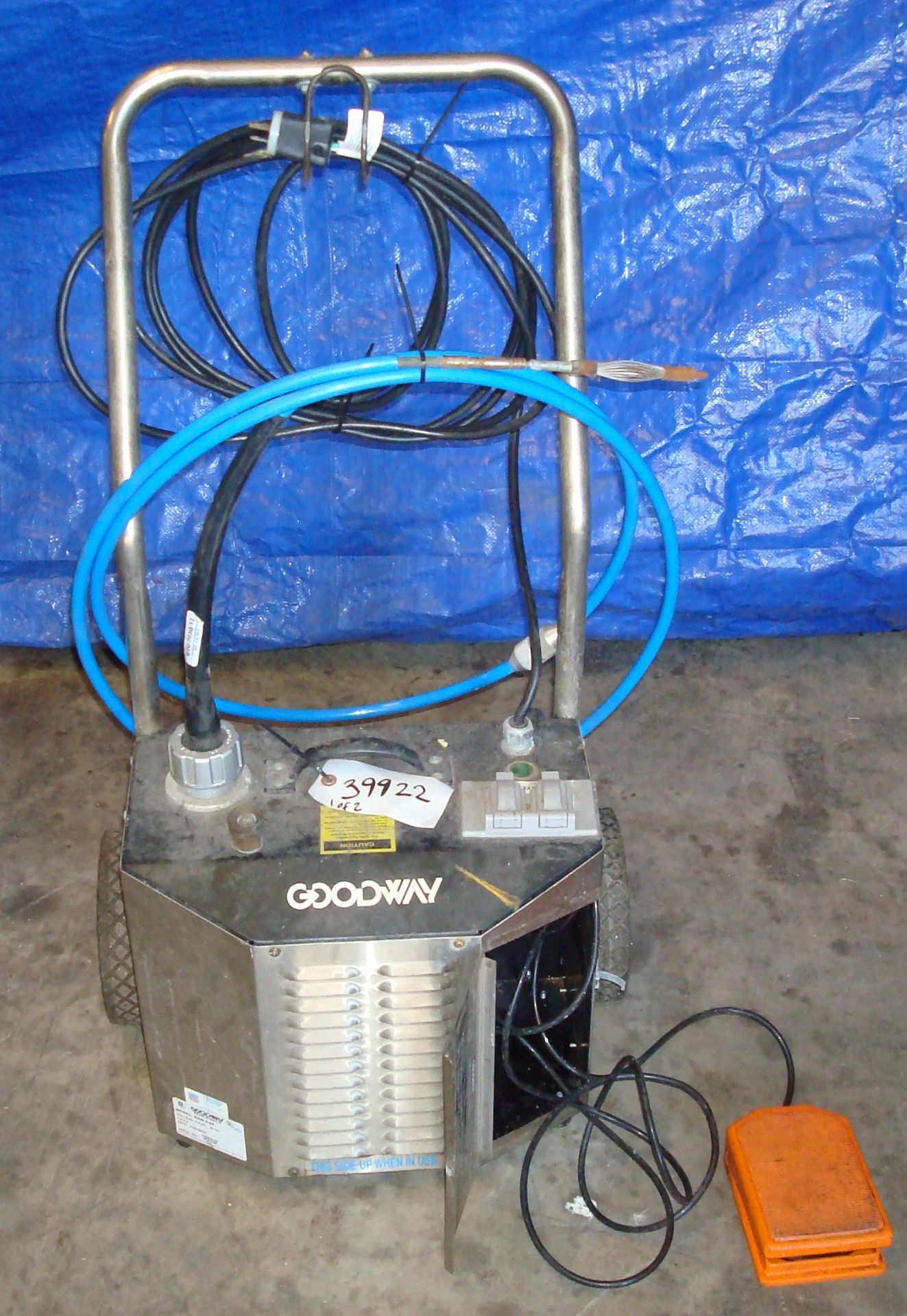 Goodway model RAM-4-60 rotary chiller tube cleaner