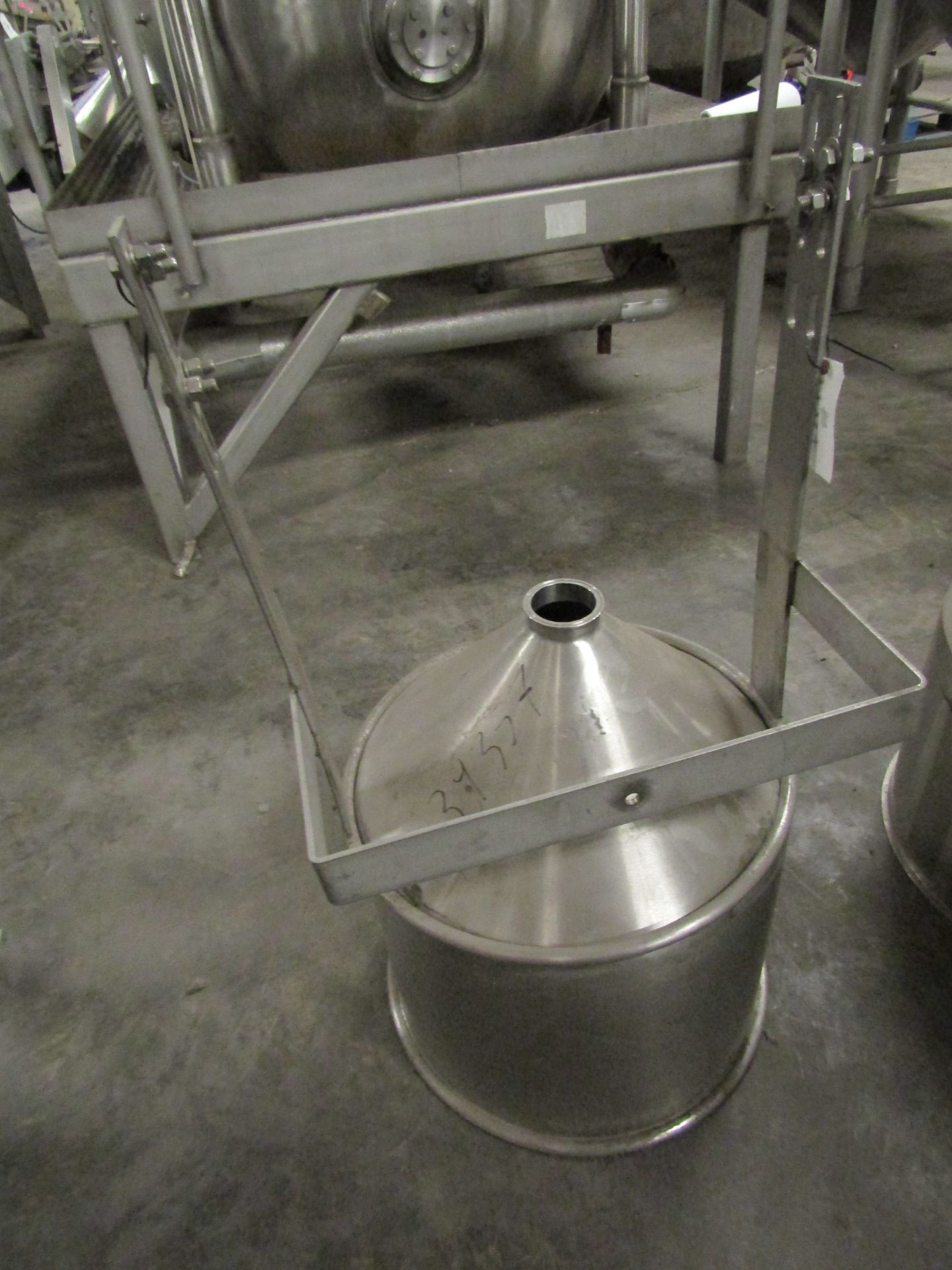 45 gallon Cryovac stainless steel feed tank - Bild 2 aus 2