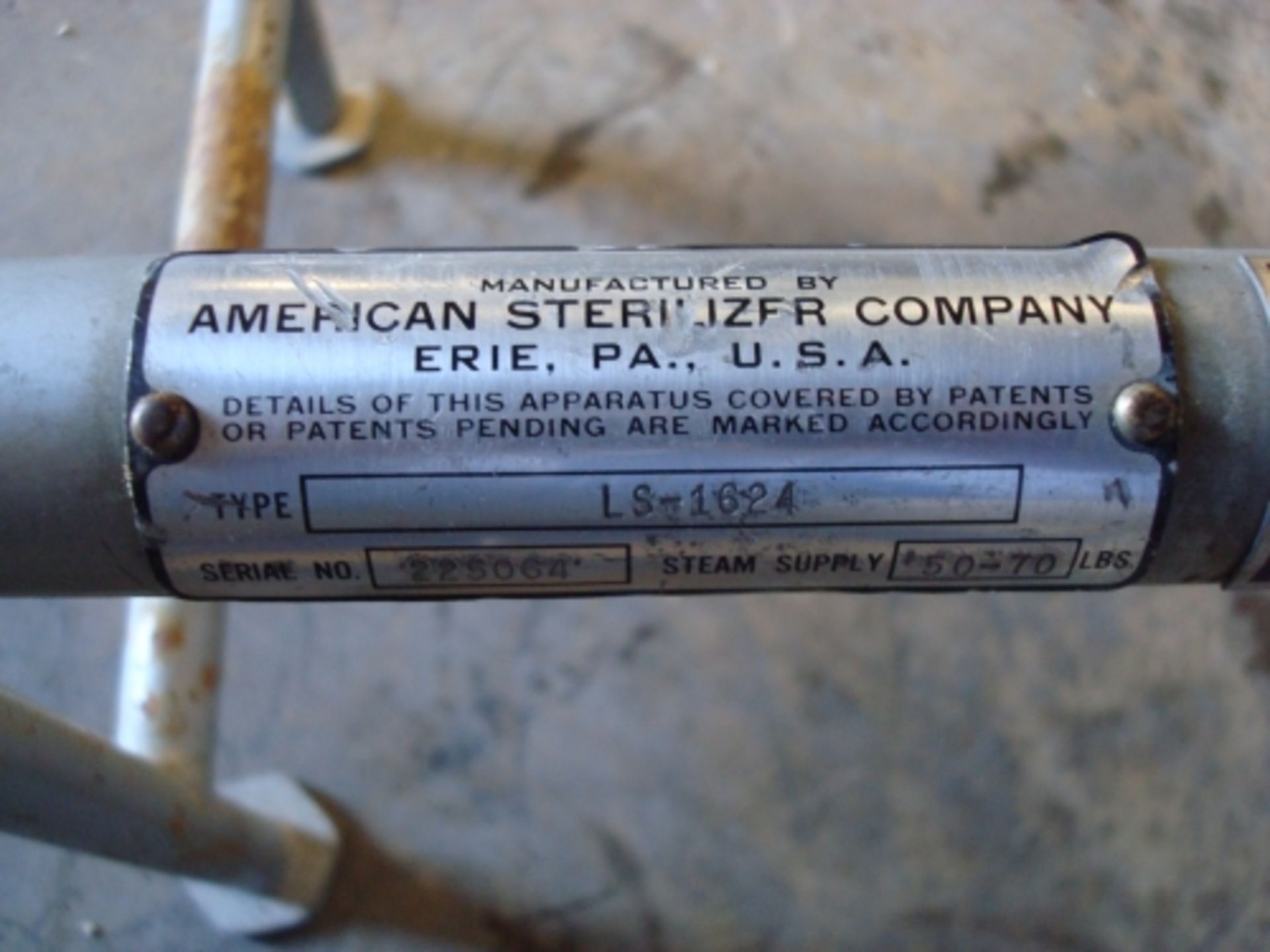 American Sterilizer model LS-1624 jacketed autoclave - Image 7 of 10