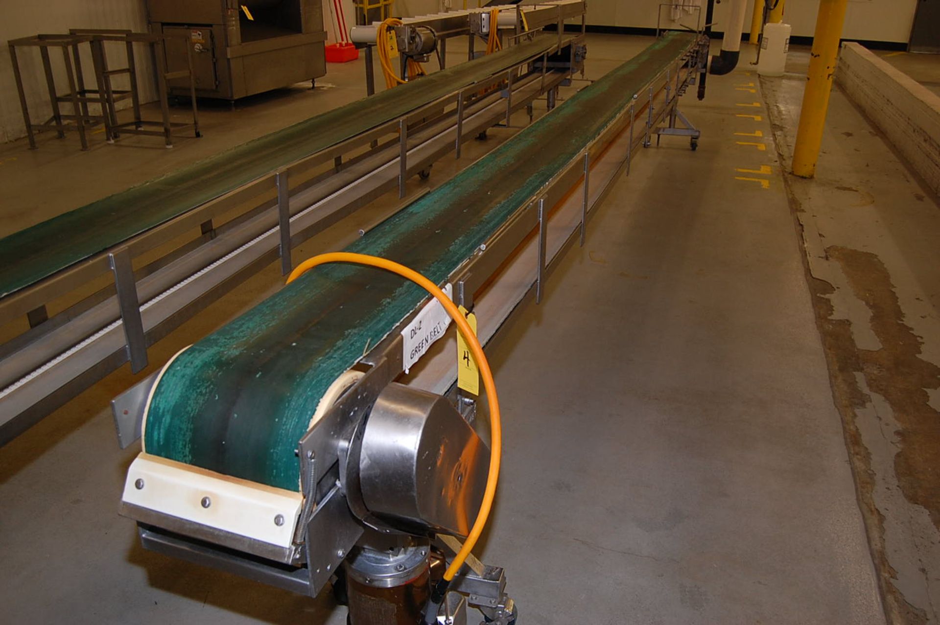 Conveyor - Motorized Belt Conveyor, 10 in. Wide x 20 ft. Length, Stainless Steel Frame, SS - Image 2 of 2