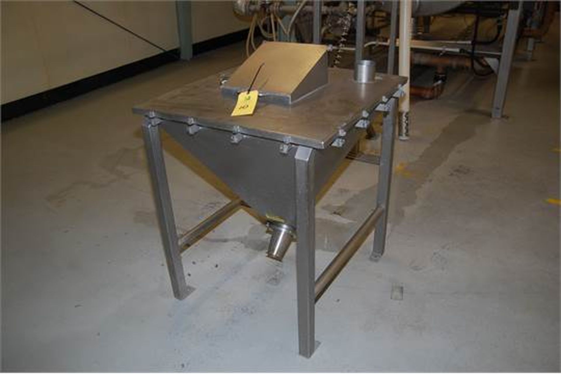 Flexicon Screw Type Auger w/Tube and Feed Hopper, Approx. 1 1/2 HP Motor, 208-230/460 Volt, - Image 3 of 4