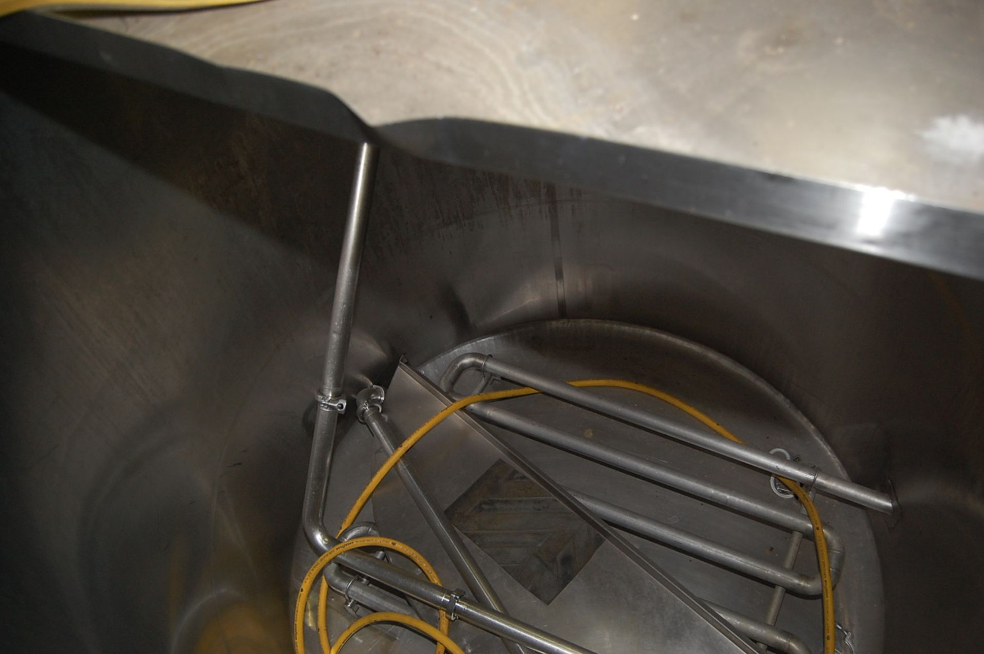 Stainless Steel Tank, 60 in. Diameter x 72 in. Top - Bottom, Heating/Cooling Element, Leg Base - Image 2 of 3