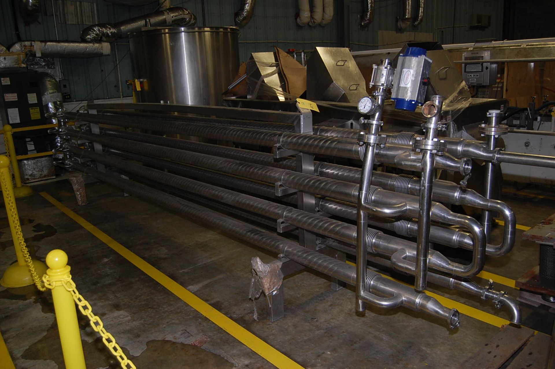 2007 Alpha Laval Tube Type Heat Exchanager, 20 ft. Length, Model #VLA-34-52-85-101/6.0