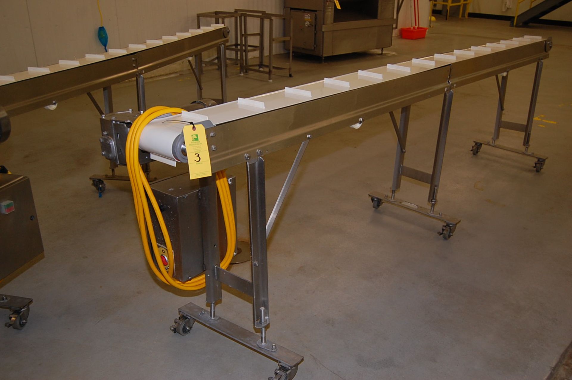 Dorner Motorized Conveyor, Stainless Steel Frame, 8 in. Wide x 12 ft. Length, SS - Image 2 of 2