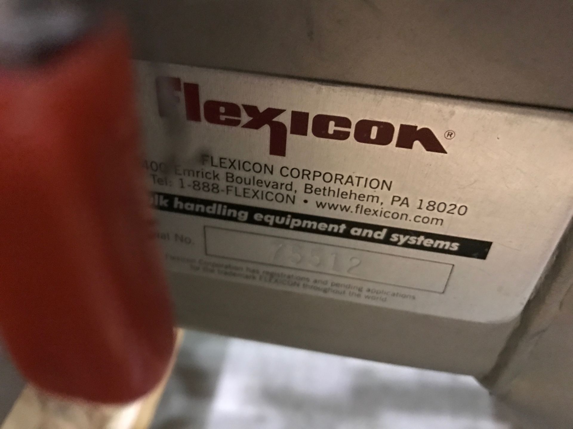 Flexicon Screw Feeder S/N 75512 Type 1500 BEV-CON Model UTKS-F045-010-X - Bild 7 aus 8