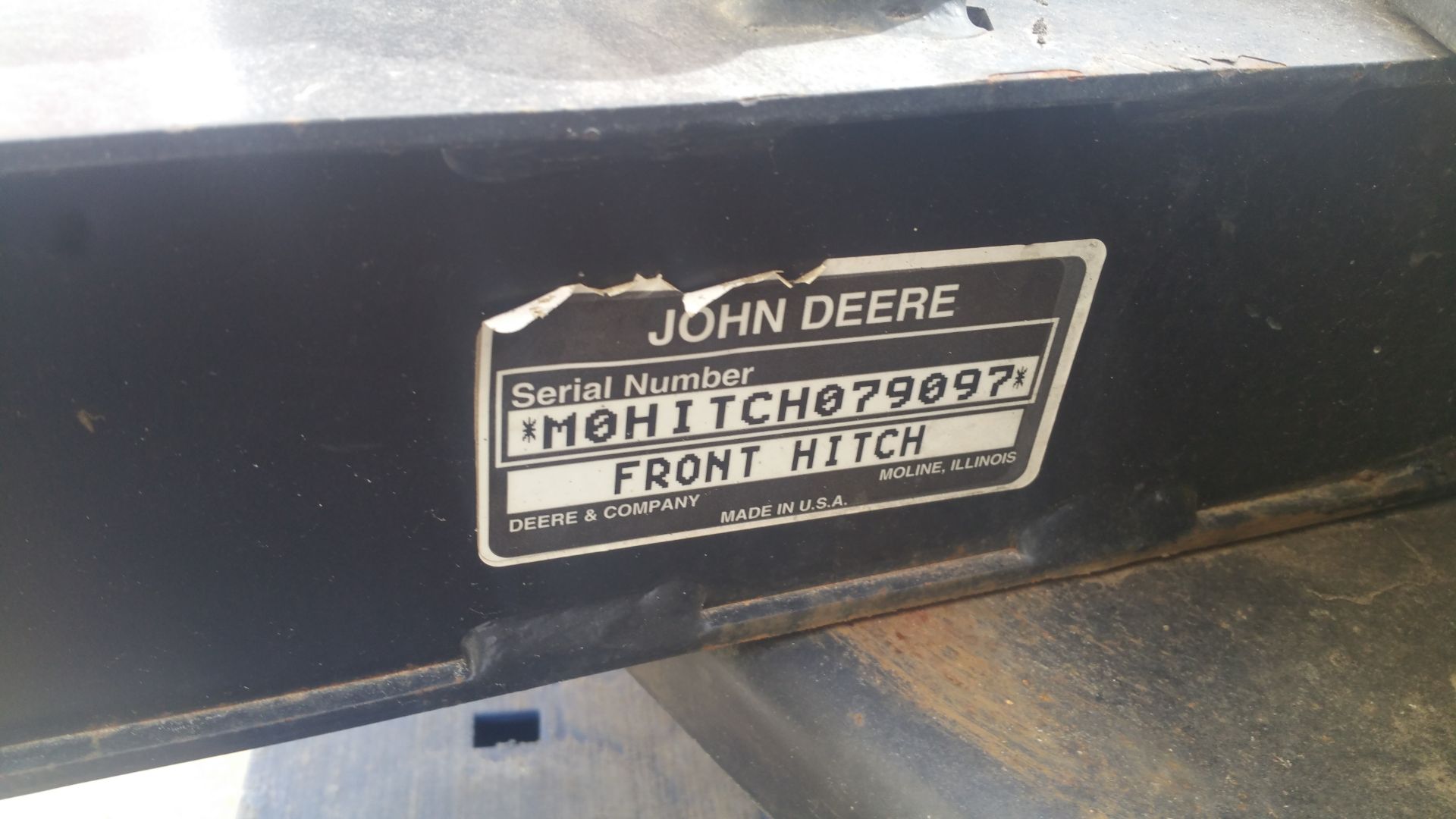 Located In Belvidere Illinois - John Deere 425, 54" lawn tractor JD GT2785 S/N MOC178X045570 - Bild 2 aus 2