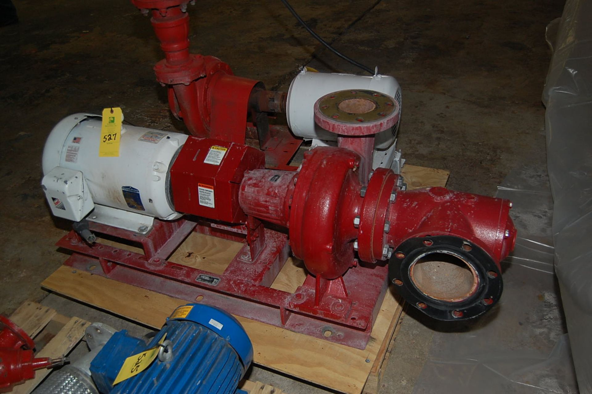 Located In Hannibal Missouri 20 HP Motor & Bell & Gossett Model #10.125, Size 1510-4 EB Pump, 230/ - Bild 3 aus 3