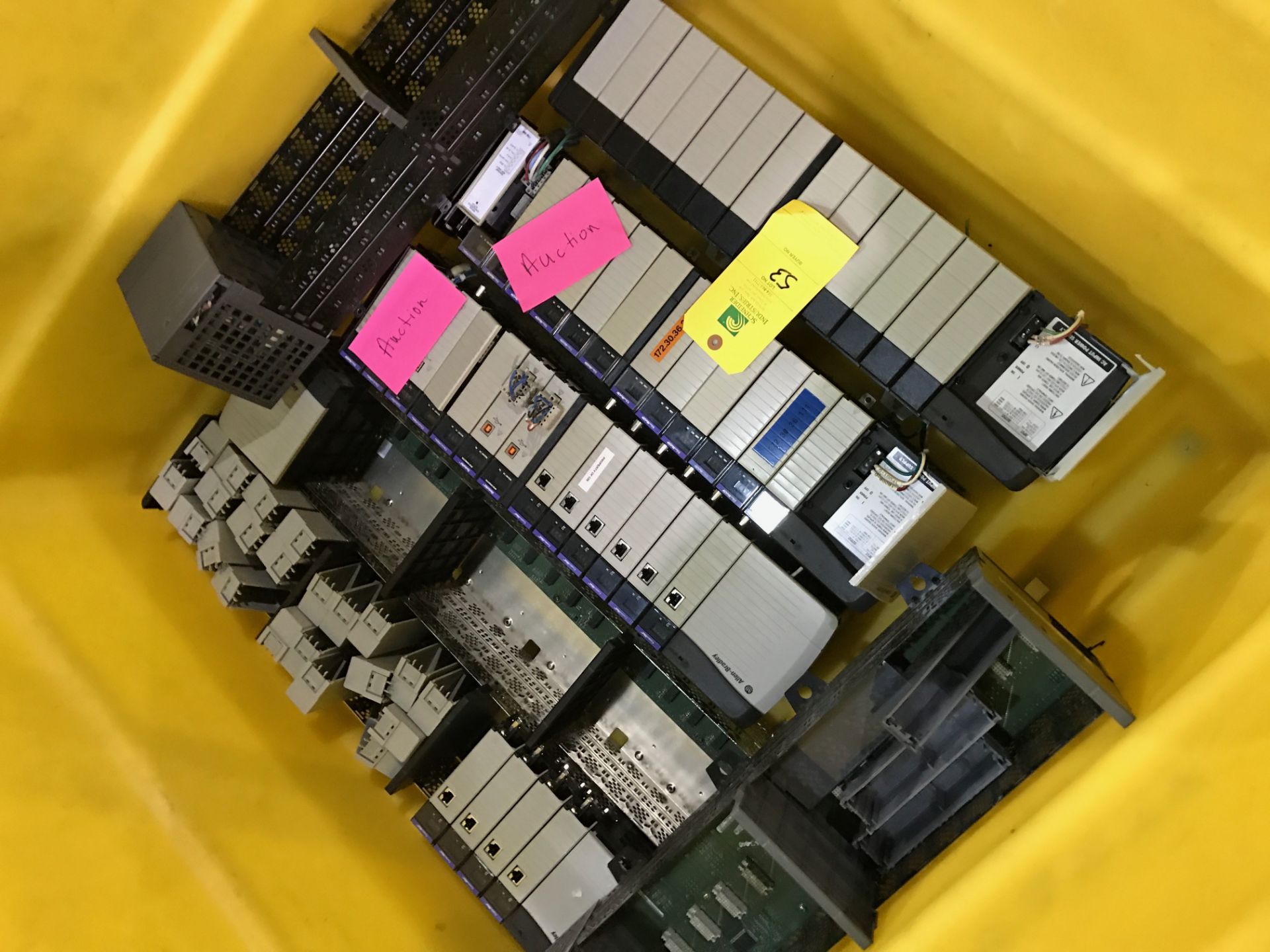 Lot of Allen Bradley PLC Rack