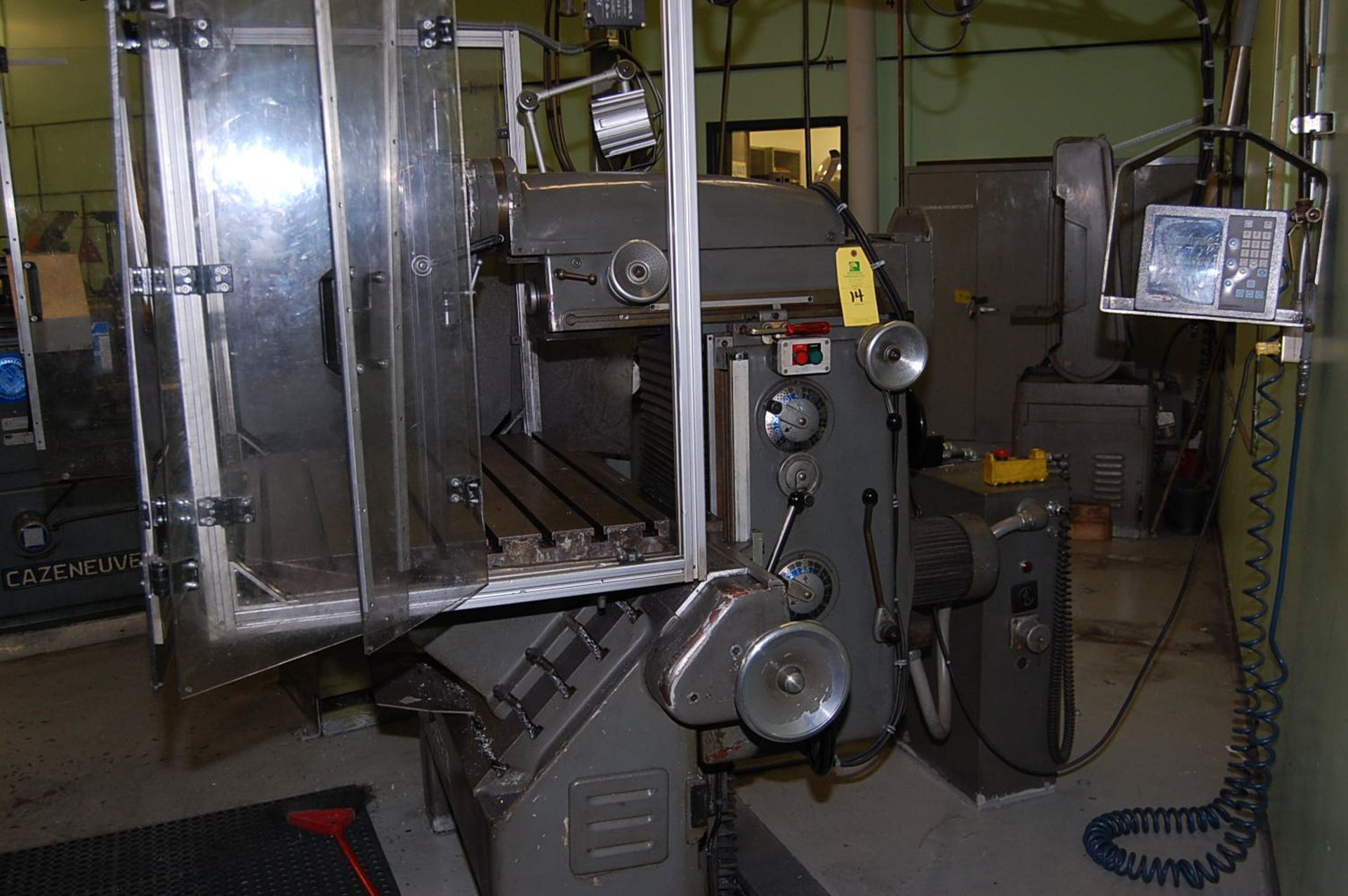 Deckel Type #FP2LB Sliding Head Milling Machine w/Model #2313 Vertical Head, 39 in. x 27 in. T- - Image 2 of 3