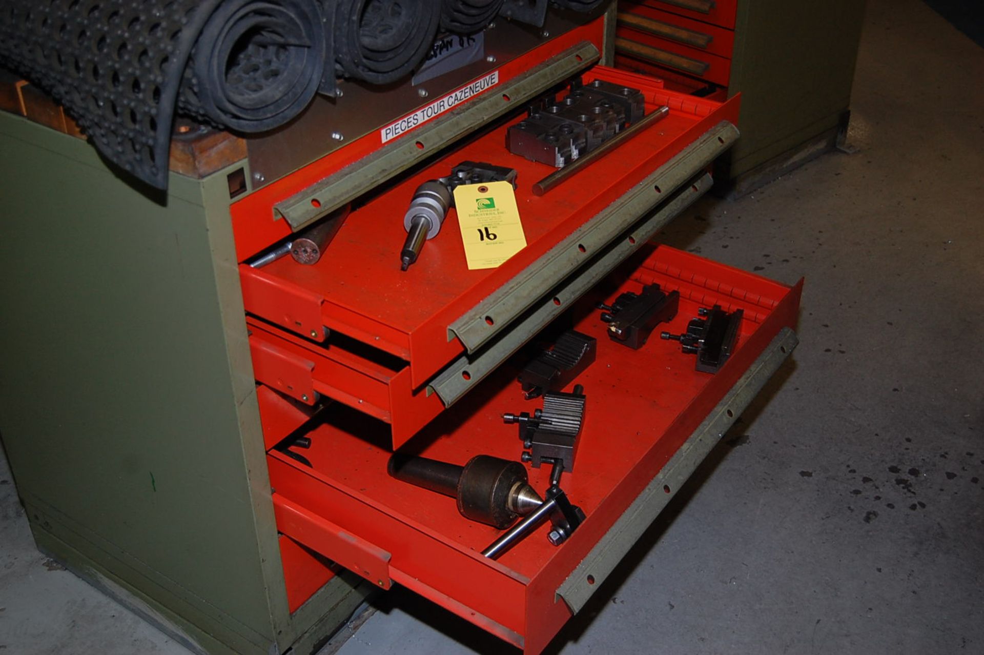 Rousseau 6-Drawer Roller Drawer Tool Cabinet w/Contents, Assorted Tool Holders and Fixtures - Image 3 of 3