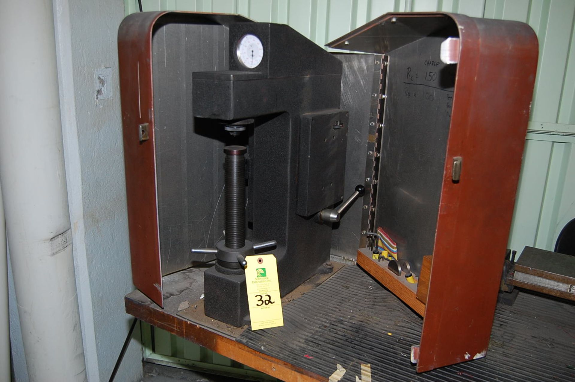 Fie Model #RAS Hardness Tester w/Case, SN 3109, LOADING FEE $60