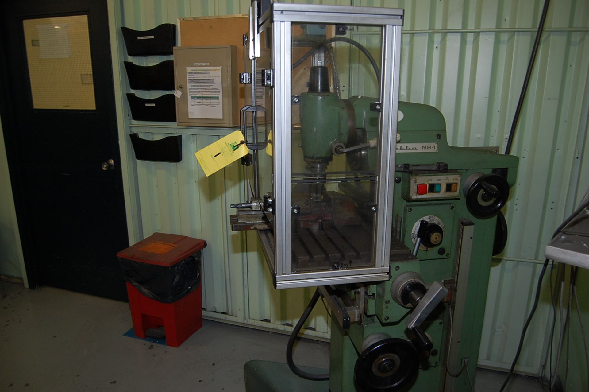 Metba Model #MB-1 Sliding Head Milling Machine w/Vertical Head, (12) Speed, 45-2050 RPM, 550