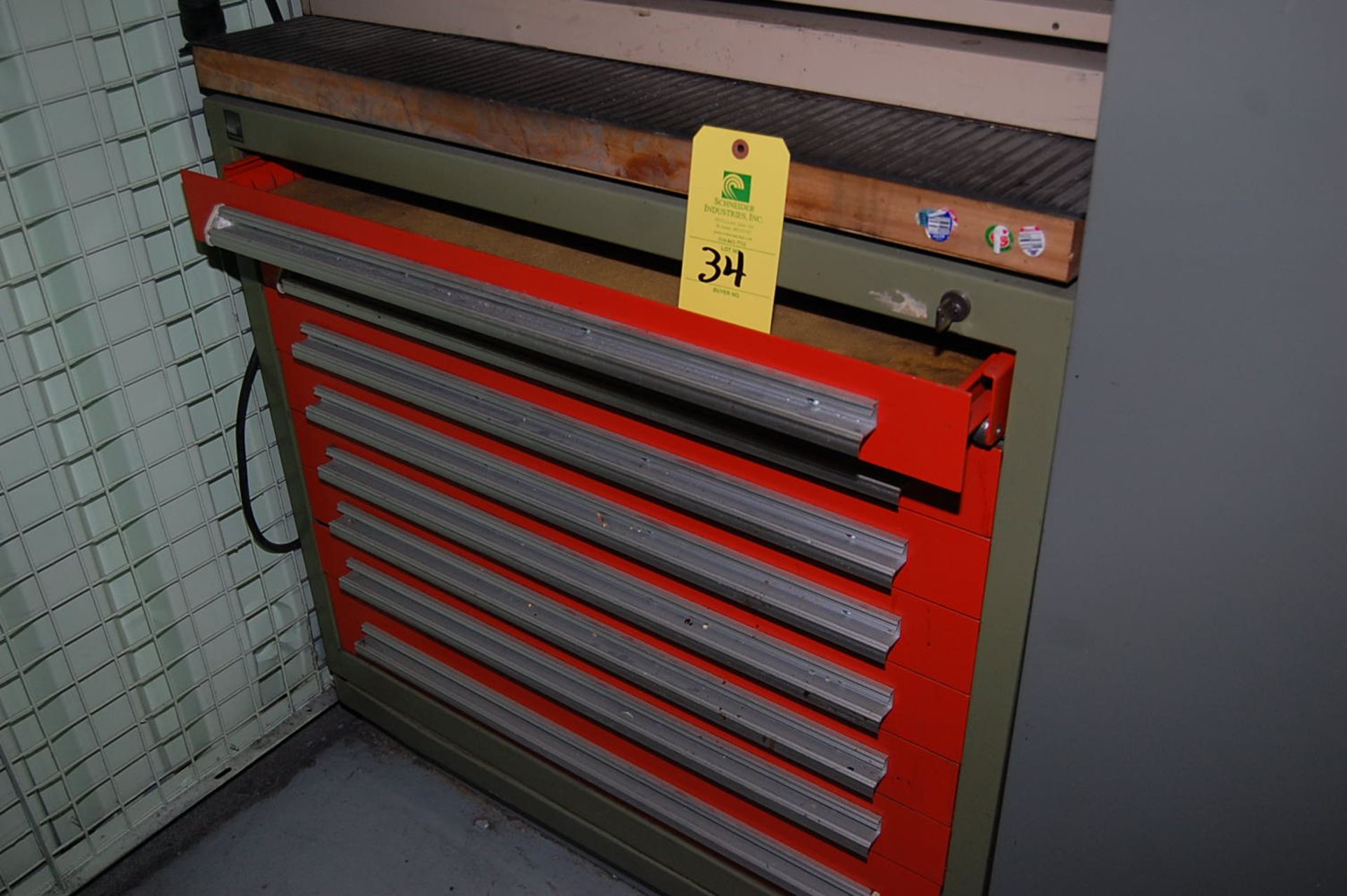 Tool Cabinet (Believed Lista), 8-Drawer, LOADING FEE $60