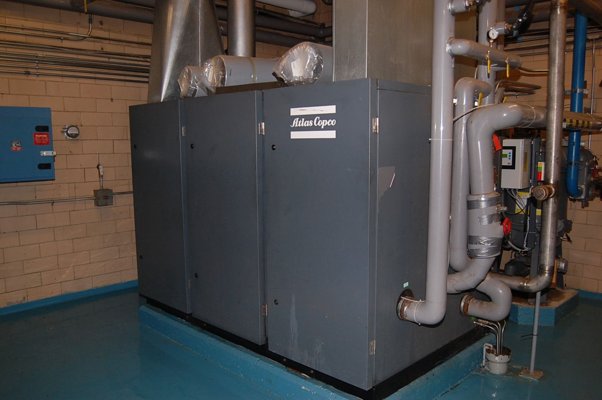 Atlas Copco Type ZR-145 Rotary Screw Type Air Compressor, Rated 190 HP, Elektronikon Control, SN A. - Image 2 of 2