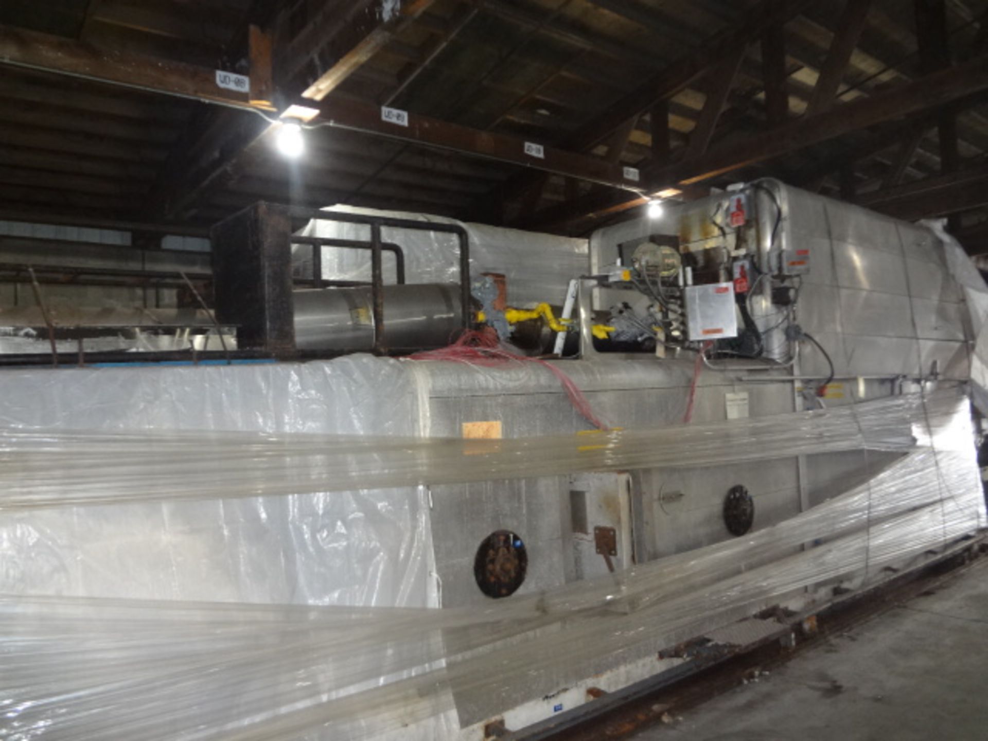 Werner Lahara Indirect 3 Zone 150 Foot Long Oven Skidded on C-Channel, LOCATED IN OTTAWA, OH