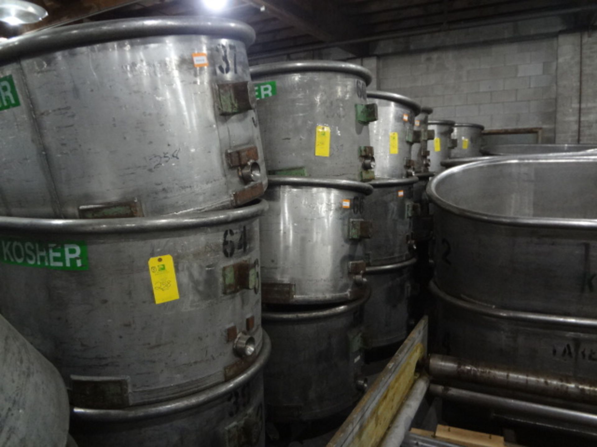 (3) Stainless Dough Trough on Casters , LOCATED IN OTTAWA, OH Loading Fee: $75