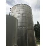 17,000 Gal. Corn Syrup Tank, 12 ft. Diameter x 22 ft. High