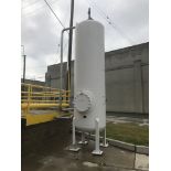 Air Receiver Tank, 4 ft. Diameter x 13 ft. Deep, 1200 Gal.