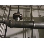 Scherping Systems Type-In-Shell Heat Exchanger, Model 69-53-1, SN 9108100-24, 150 PSI Rated with 2