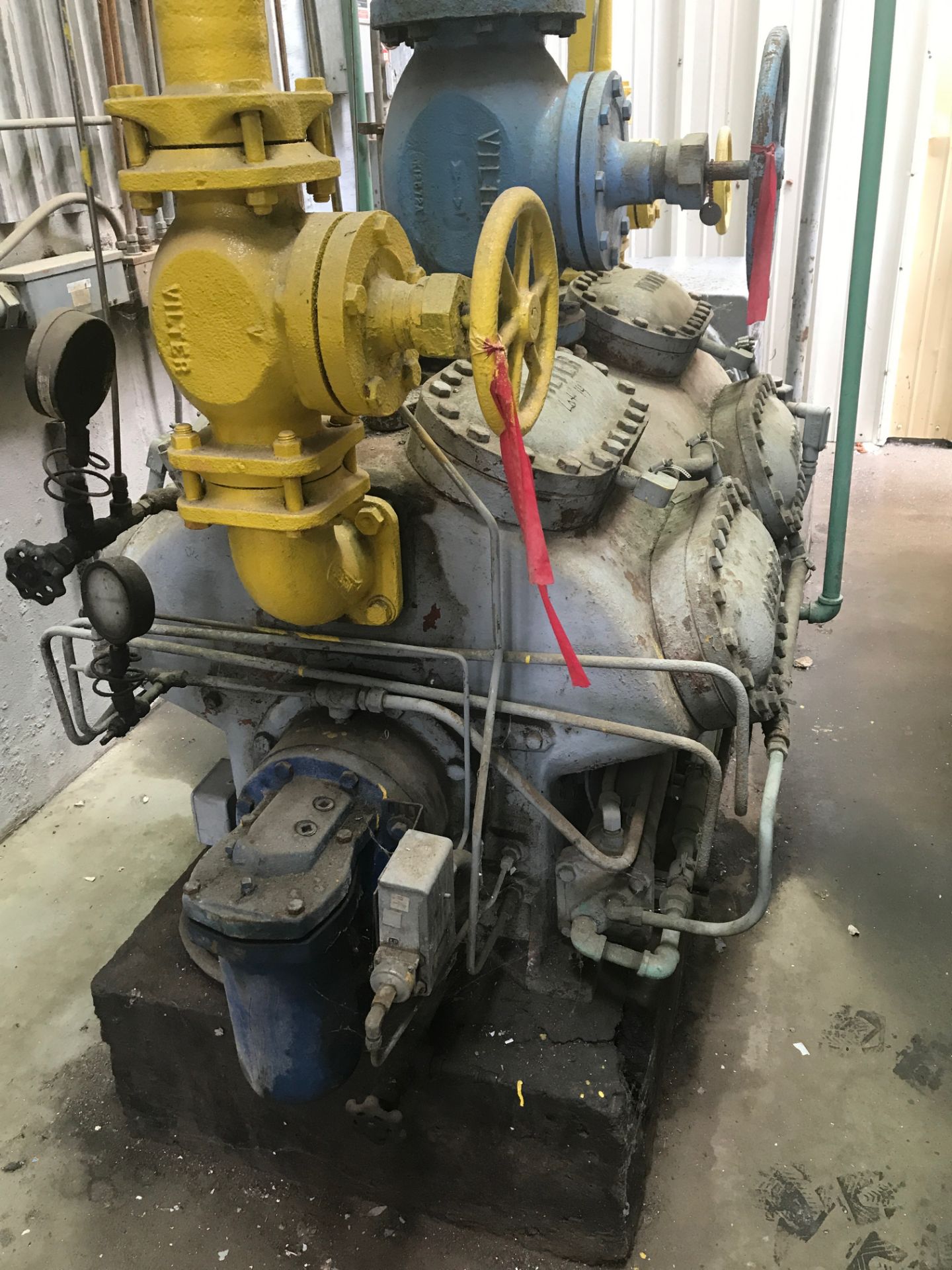 (2) Vilter Ammonia Compressors, 150 HP Motors, 12 Cylinder, Model 440