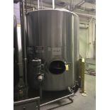 DCI 2500 Gal. CIP Tanks, 8 ft. Diameter x 8 ft. Deep, SN 79B-24701-1 and 79B-2470-2, Dome Top,