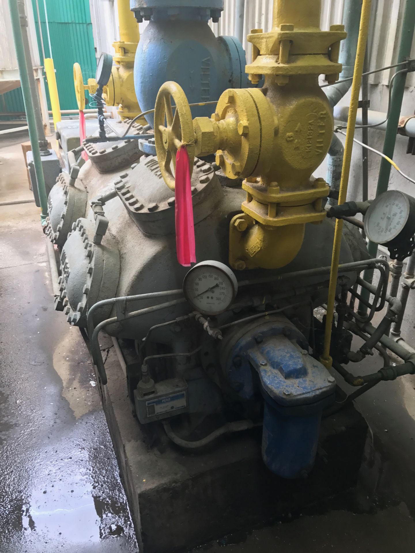 (2) Vilter Ammonia Compressors, 150 HP Motors, 12 Cylinder, Model 440 - Image 6 of 8