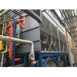 BAC 4-Fan Cooling Tower, Model VXMC 4508, SN 79-0943M, (2) 15 HP Fan Motors