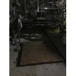 GSE Model 350 Platform Scale, 5000 lb. Capacity, 4 ft. x 4 ft. Platform, SN 48250, 110 Volt