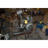 Busch Type RA-0250 Displacement/Vacuum Pump, 10 HP Motor, 230/460 Volt, SS Leg Base