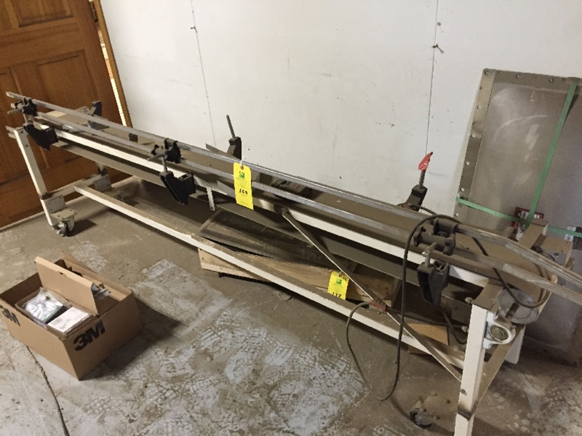 Conveyor, 6in x 8ft. __$TBD__rigging and loading fee to be added to winning bidder's invoice. Rigger