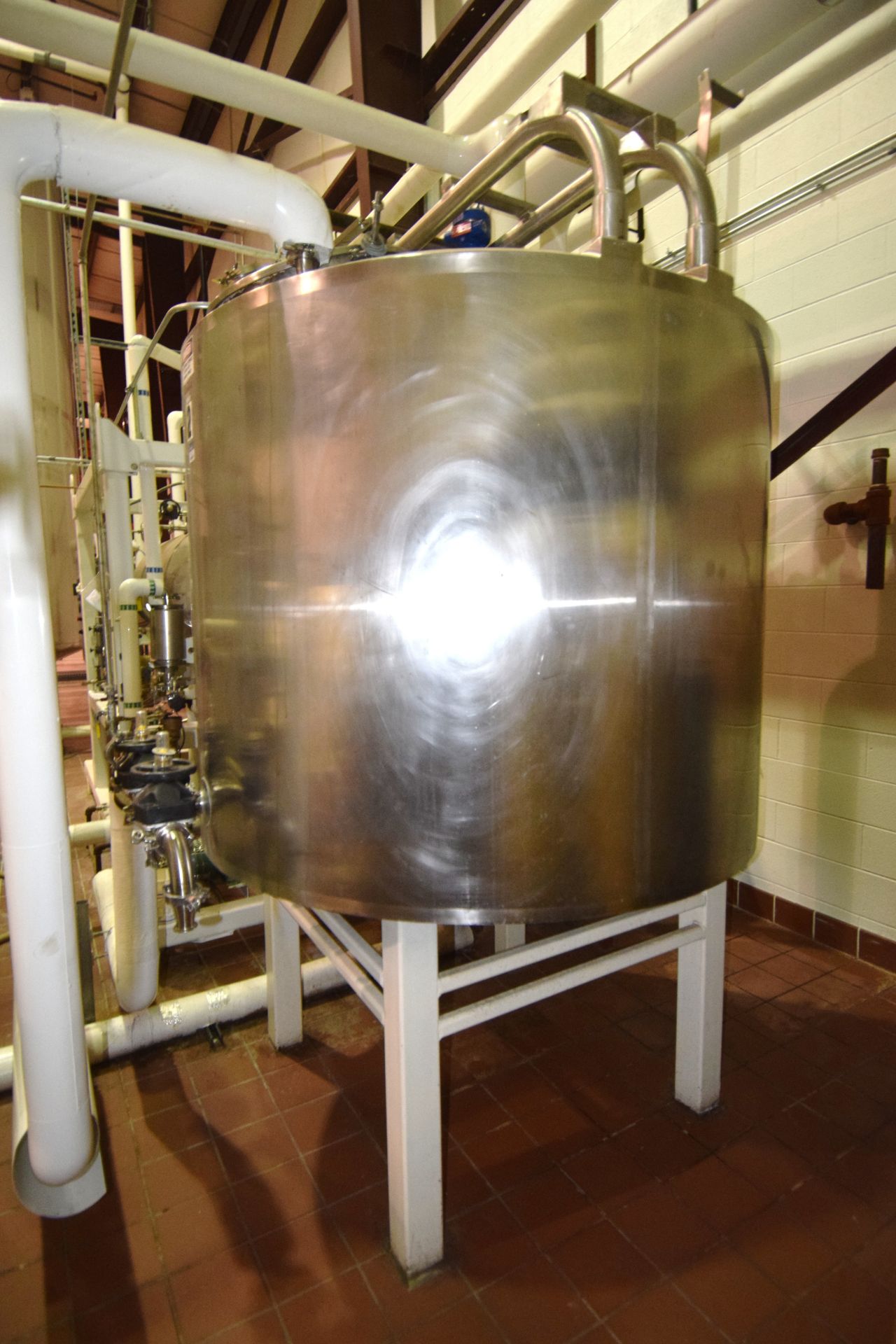 Damrow Kettle, Approximate 500 Gallon, Stainless Steel. Approximate 60 in. diameter x 46 in. deep, - Image 3 of 9