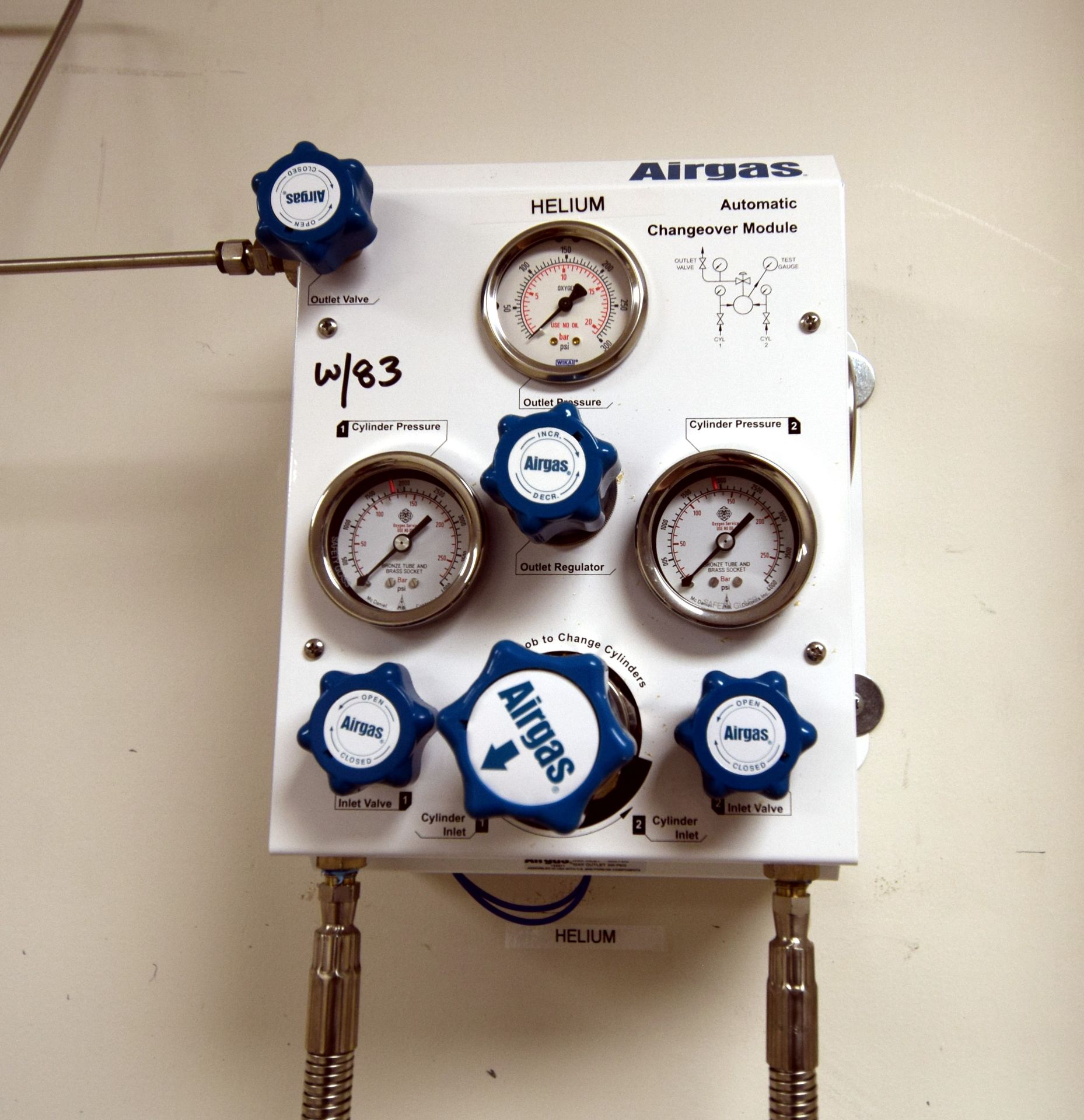 Lot Of (4) Airgas Automatic Changeover Modules, Product# Y13-CP145DRE. Maximum inlet 3500 PSIG, - Image 3 of 11