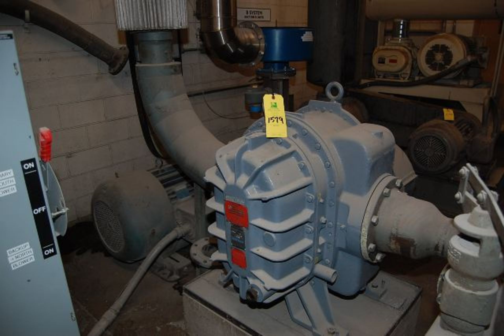 Blower Package - Roots Model #TAS-JV Blower, Size 1012 w/100 HP Motor, 230/460 Volt