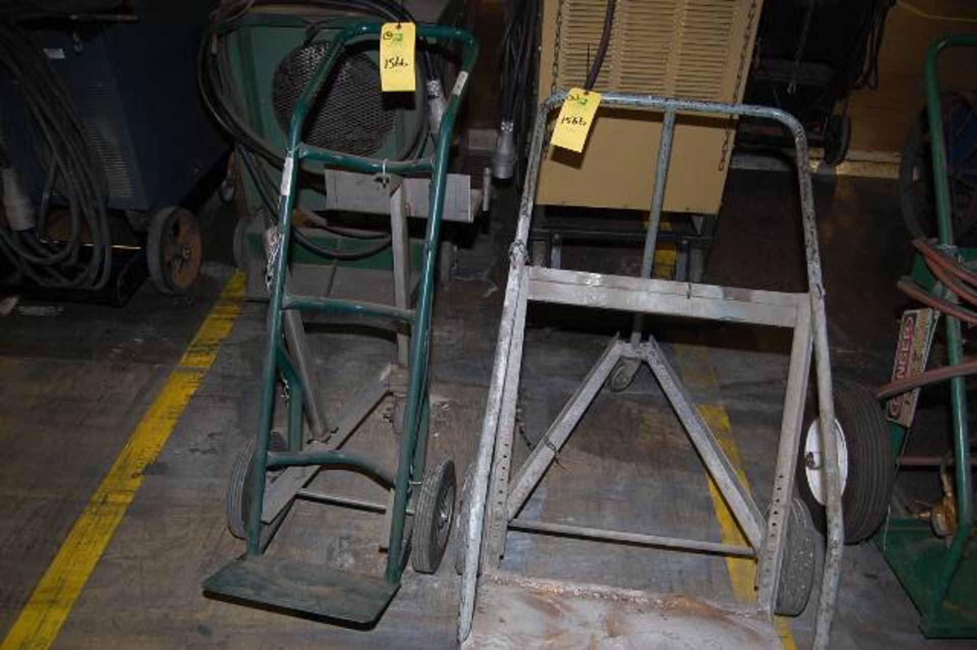 (2) Welding Carts, 3-Wheel