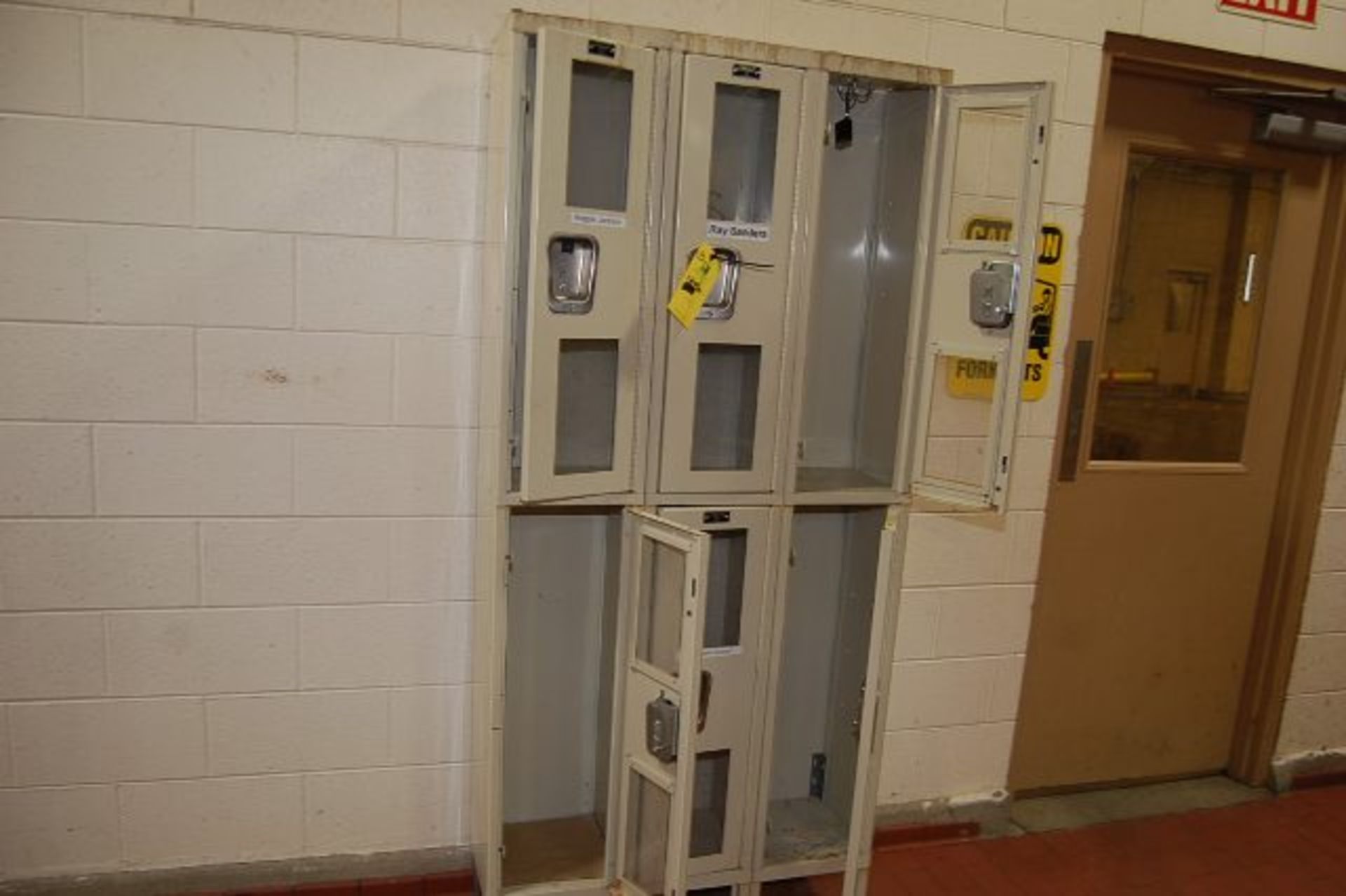 (2) Hollowell Lockers w/Glass Front