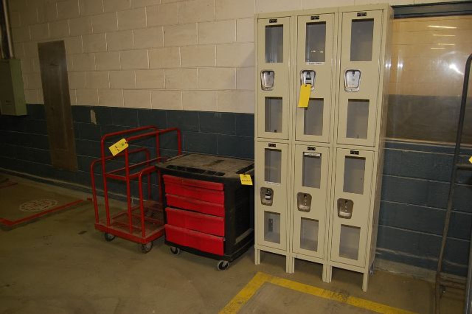 Shop Support, (1) Hollowell Locker, (1) Shop Cart, (1) Tool Cart