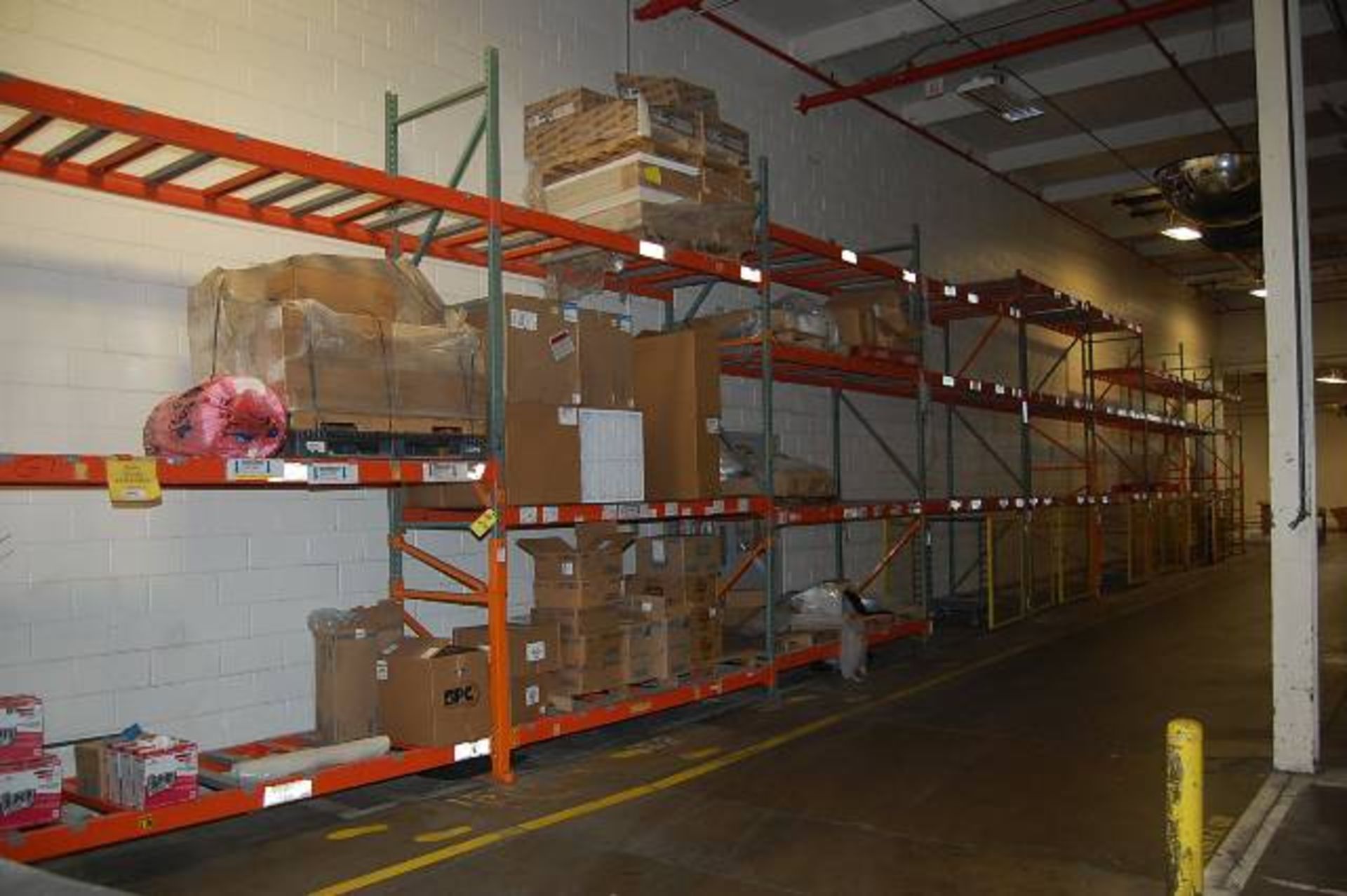 (2) Sections Pallet Rack, 12 ft. Height Typical